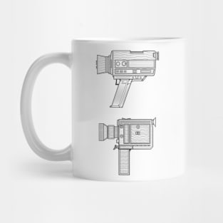 Line Art Classic Video Camera Mug